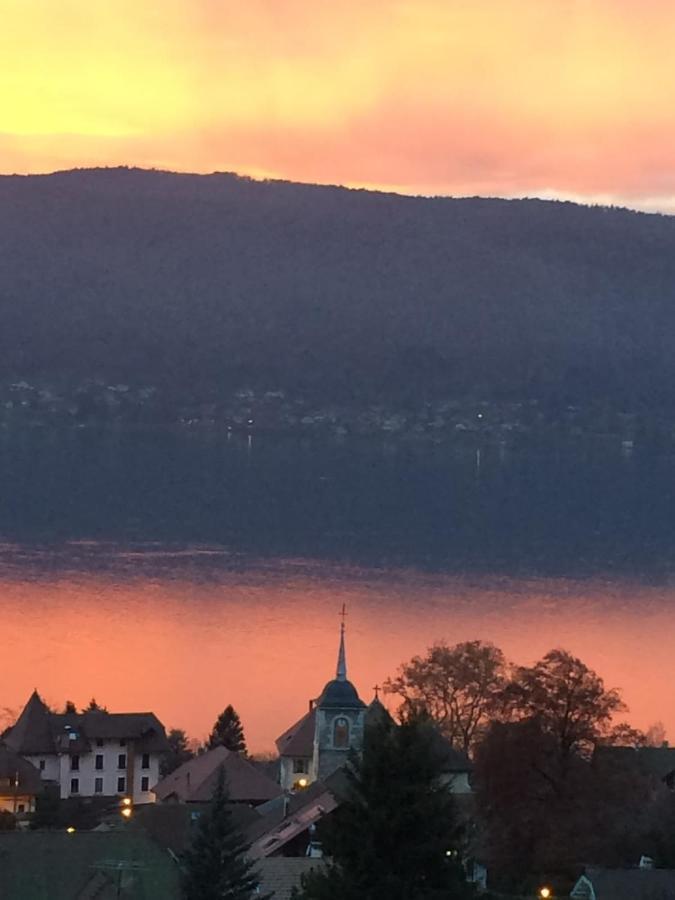 Maisonnette Vue Panoramique Lac D'Annecy Veyrier-du-Lac Esterno foto